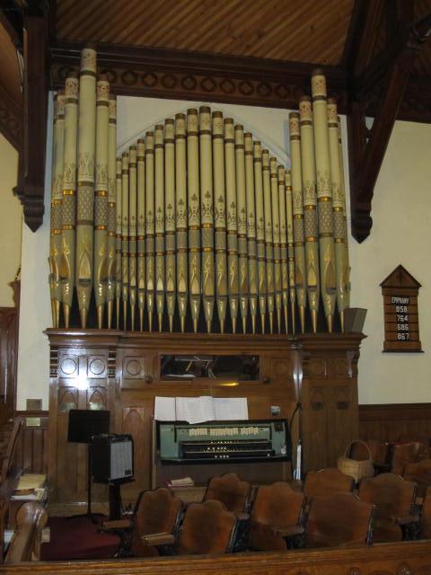 Diverse congregation at Zion United Church